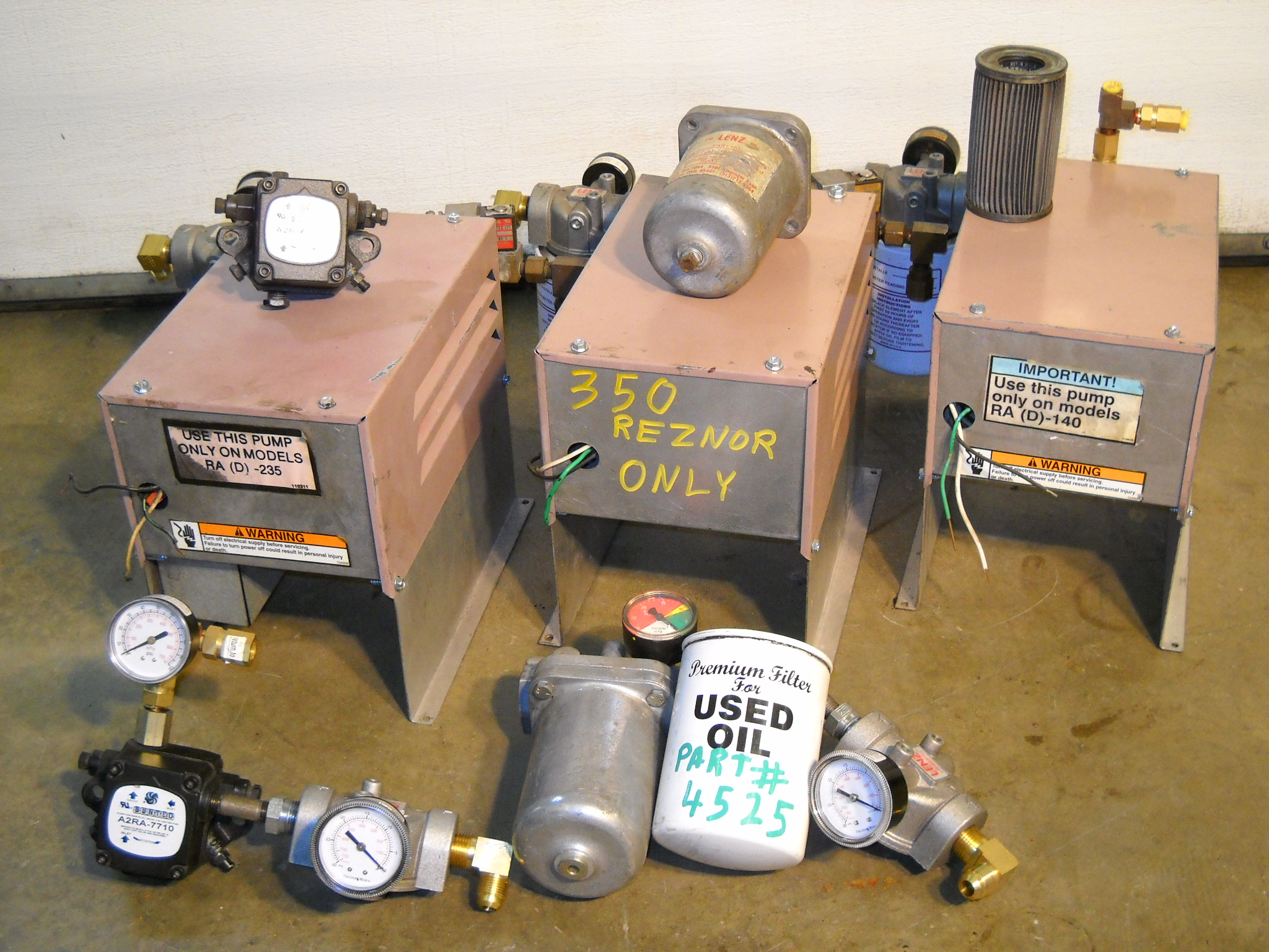 Waste Oil Heater Part 2 Pack Reznor Pre Heater Low Oil Temp Limit 210762 